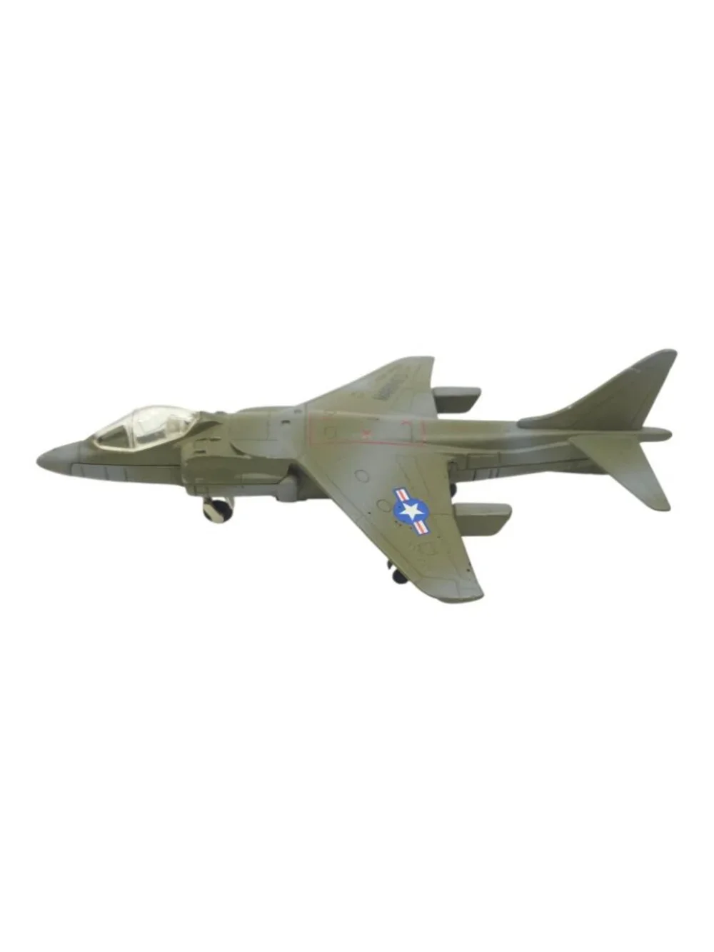 ERTL US Marines AV-8B Harrier Jet Diecast Vintage Model Military Airplane Toy